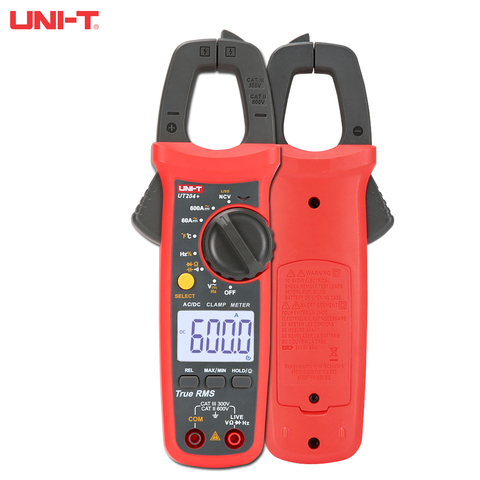 Pince ampèremètre numérique, UNI-T UT201 + / UT202 + / UT203 + /UT204 + DC AC pour mesurer ammètre voltmètre Ohm testeur ► Photo 1/6