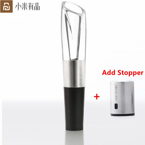 Xiaomi Cercle Joie Acier Inoxydable Portable Rapide Decanter Vin Vodka Portable Mini Wake-up Ustensile Rapide Decanter/Bouchon d5 ► Photo 1/6