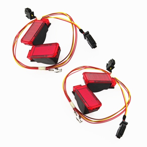 Panneau de porte de voiture rouge, voyants, Indication de sécurité, câble pour A3 A4 B8 S4 A5 A6 S6 A7 A8 Q3 Q5 TT RS3 8KD947411 ► Photo 1/6