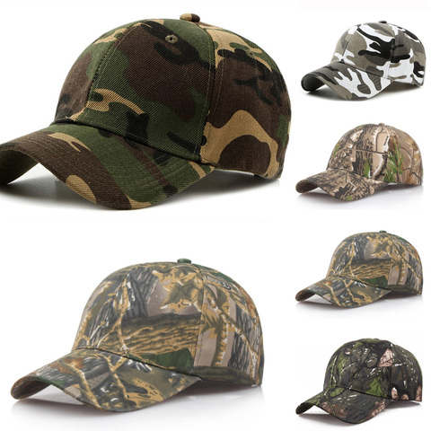 2022 sports de plein air Snap back casquettes Camouflage chapeau simplicité tactique militaire armée Camouflage chasse chapeau pour hommes adulte casquette ► Photo 1/6