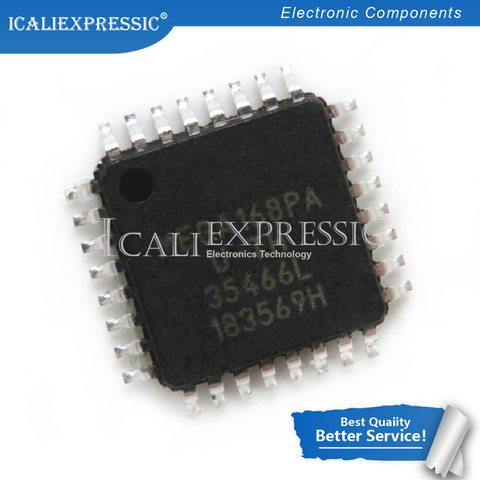 1 PIÈCES ATMEGA168PA-AUR ATMEGA168PA-AU MEGA168PA-AU ATMEGA168PA ATMEGA168 MEGA168PA TQFP-32 En Stock ► Photo 1/1