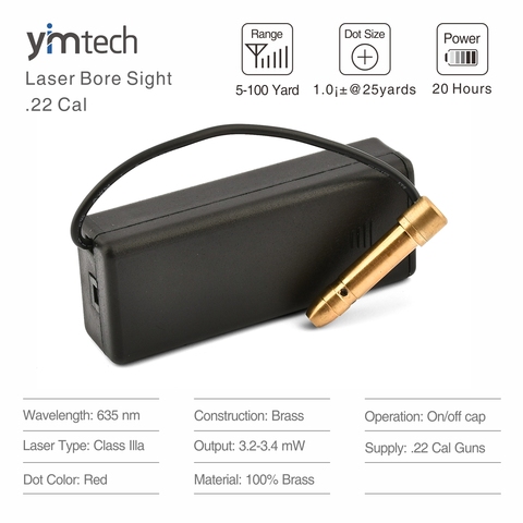 Mini Laser rouge alésage tamis, cartouche Laser tactique point rouge outil de chasseur de précision, haute qualité. 22 Cal fusil alésage vue ► Photo 1/6