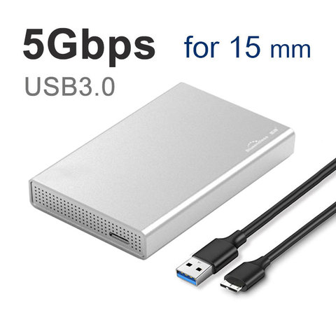 Disque dur en aluminium 2.5 pouces/3.5 pouces, Type C 3.1, caddie pour étuis externes de disque dur USB 3.0 Sata ► Photo 1/6