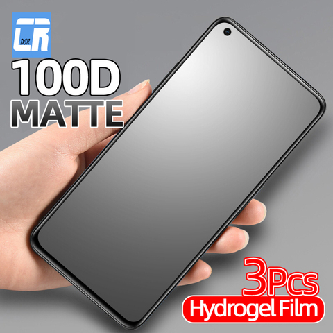 Film Hydrogel mat Anti-traces de doigts, protection d'écran, pas du verre, pour OPPO A72 A5 A9 2022 Realme X7 7 6 X50 Pro V5 5G Q XT, 1-3 pièces ► Photo 1/6