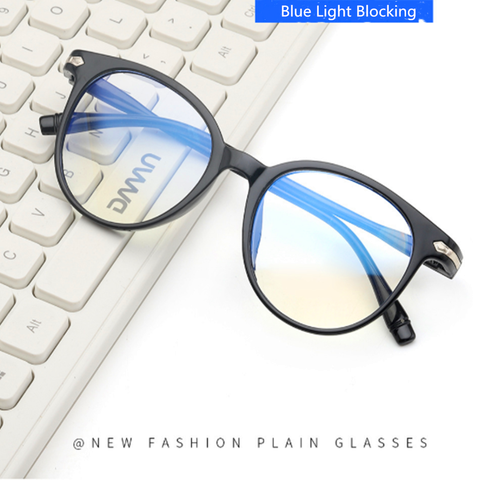 Lunettes Anti-lumière bleue, verres décoratifs Anti-fatigue oculaire, Protection contre les radiations sur ordinateur ► Photo 1/6