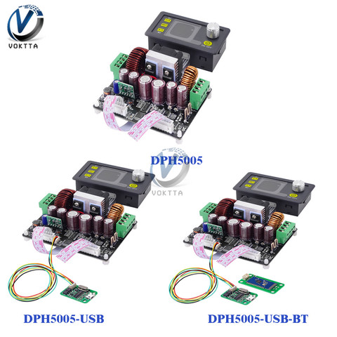 Buck-boost – convertisseur Programmable 50V DPH5005, affichage écran couleur, alimentation réglable avec USB et Communication Bluetooth ► Photo 1/6