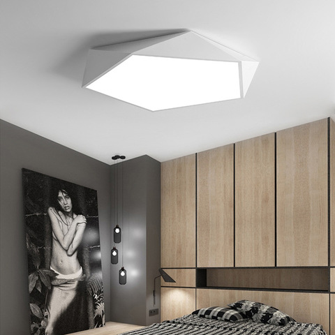 Art géométrique créatif Led éclairage plafonnier pour salon lampe étude couloir balcon éclairage de plafond ► Photo 1/6