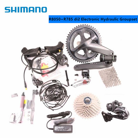 Nouveau groupe hydraulique électronique Shimano Ultegra R8050 di2 pour vélo de route avec frein à disque R8000 R785 ► Photo 1/6