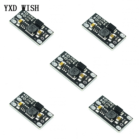 Mini convertisseur de tension DC-DC Boost, 5 pièces, 3V 3.2V 3.3V 3.7V 5V 9V à 12V, régulateur de tension, carte PCB, Module de batterie au Lithium ► Photo 1/5