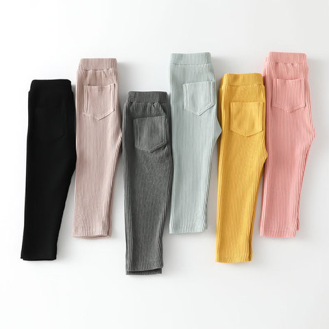 1 2 3 4 5 6 ans bébé filles garçons Leggings coton grand PP pantalon printemps automne enfants pantalon taille haute pantalon enfants pantalon KF039 ► Photo 1/6