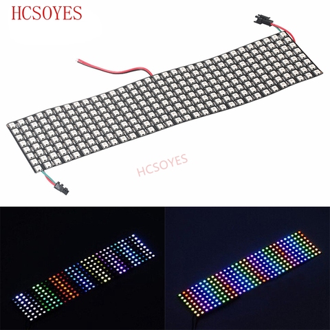 Panneau numérique Flexible, adressable individuellement, couleur de rêve, 16x16 8x32 8x8 led Pixels, WS2812B, LED couleurs dc5 v ► Photo 1/6