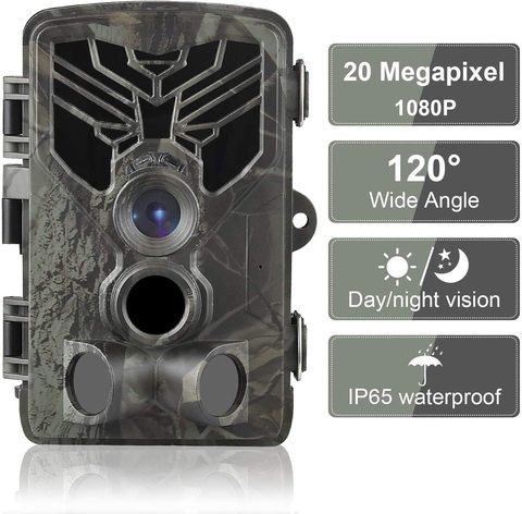 Caméra de chasse et de suivi des sentiers pour la faune, résolution HC-810A, 1080P, 20mp, Vision nocturne, surveillance du gibier, sécurité à domicile ► Photo 1/6