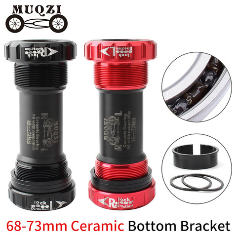 MUQZI-pièce de support de fond de roulement en céramique, formule en filetage d'axe Central BB68-73mm, pour pédalier Shimano SRAM VTT route ► Photo 1/6