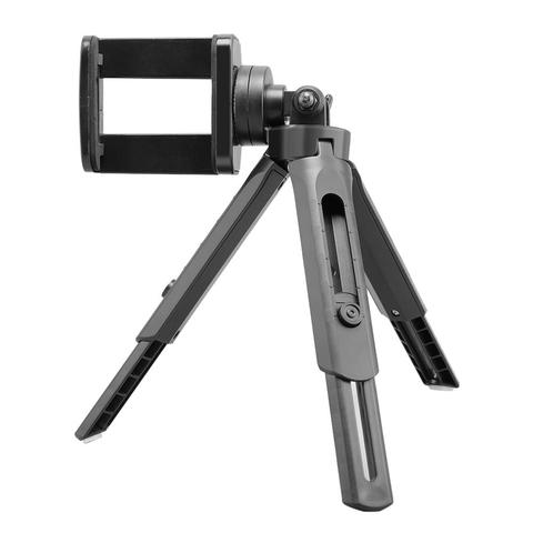 Mini télescopique Smartphone vidéo trépied support poignée poignée compacte Selfie bâton stabilisateur trépied pour pince de téléphone ► Photo 1/6