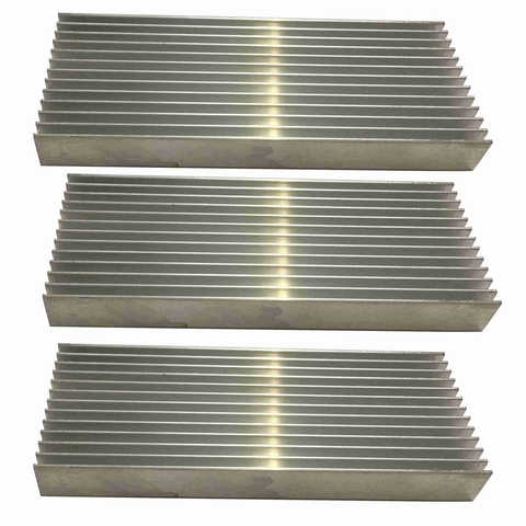 3 pièces Aluminium amplificateur de puissance dissipateur thermique dissipateur thermique 100X40X11mm ► Photo 1/6