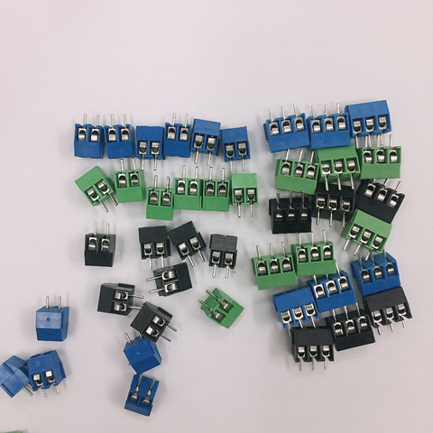 Connecteur d'épissure de borne à vis KF350-3.5-2P pour circuit imprimé, 5 pièces, 300V 10A, 3.5 broches, KF350-3.5-3P mm ► Photo 1/6