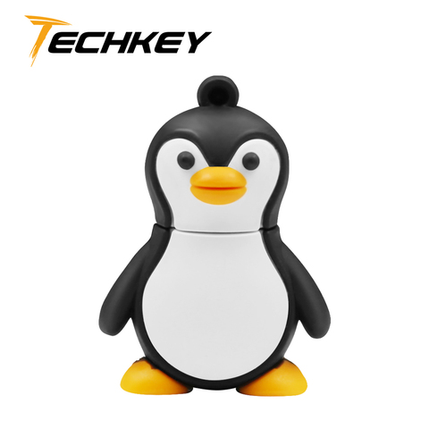 Clé usb en forme de pingouin, joli support à mémoire de 4GB 8GB 16GB 32GB 64GB, lecteur flash, nouveauté, offre spéciale ► Photo 1/6