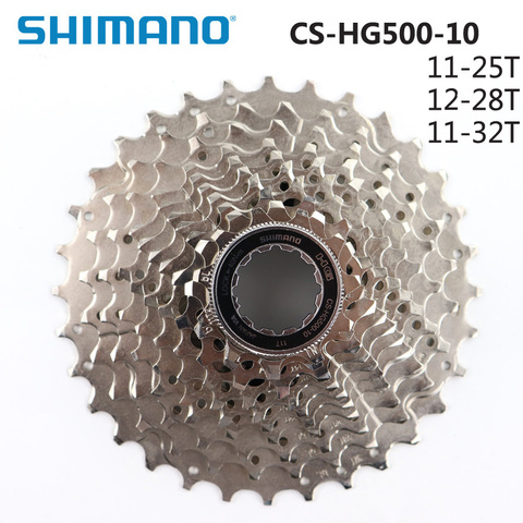 SHIMANO Tiagra CS HG500-10 Route Vélo 10 Vitesse Roues Libres 11-25 T11-28T 11-32T Cassette Volant Moteur Pièces De Vélo ► Photo 1/4