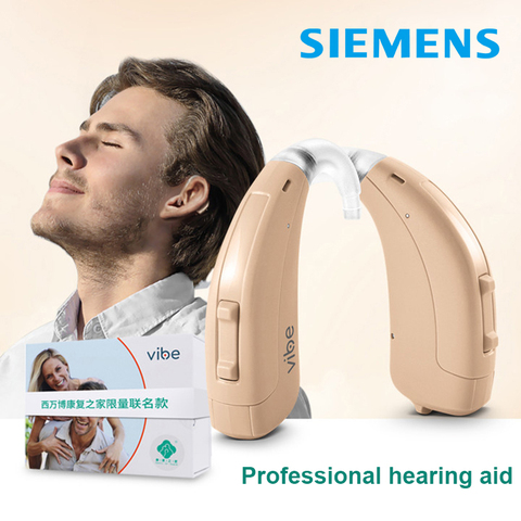 Siemens-appareil auditif à 6 canaux, support auditif, puce originale, revêtement Nano, silencieux, pour personnes âgées, haut de gamme ► Photo 1/6
