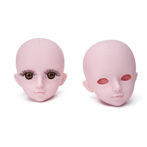 Poupée BJD maquillage avec tête blanche, maquillage sans yeux, jouets pour filles à faire soi-même, 60cm, 1/3, cadeau ► Photo 1/5