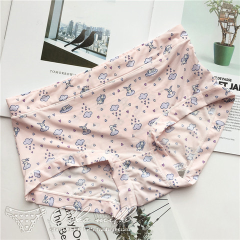 SP & CITY – culotte en coton pour femmes, sous-vêtement Sexy sans couture, confortable, en soie glacée, taille moyenne, Lingerie Tanga ► Photo 1/6