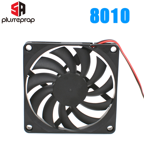 8010 12V ventilateur de refroidissement sans brosse pour Reprap3D imprimante pièces DC refroidisseur 80x80x10mm ventilateur en plastique ► Photo 1/3