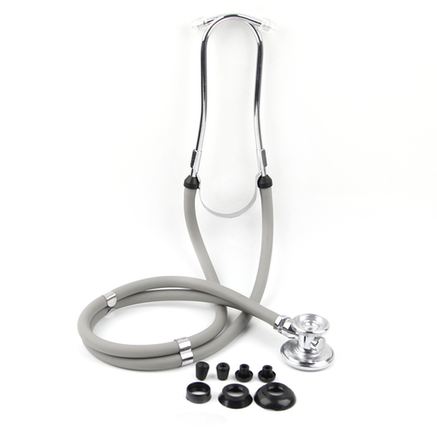 Stéthoscope médical portatif à Double tête, outil professionnel de mesure du rythme cardiaque et du mouvement fœtal ► Photo 1/6