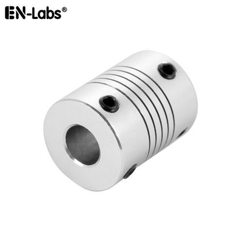 Moteur pas à pas NEMA 17, accouplement Flexible pour imprimante 3D, 5x8x25mm, coupleur d'arbre d'encodeur, CNC 8mm x 5mm 8x8 10x6,35mm ► Photo 1/6