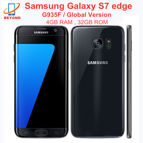 Débloqué Samsung Galaxy S7 edge G935F Version globale Original 4G LTE téléphone portable Octa Core 5.5 