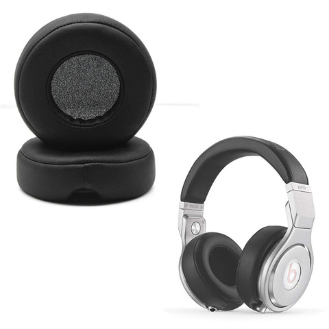 Oreillettes Monster For Beats By Dr. Dre Pro, oreillettes de remplacement, en mousse à mémoire de forme, en protéines, en cuir, pour plus de confort, Eh # ► Photo 1/6