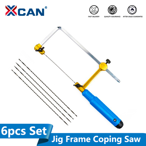 XCAN réglable Mini scie U Type Mini scie scie arc pour bijoux outils de bricolage boiserie artisanat outils outils à main ensemble lame de scie ► Photo 1/5