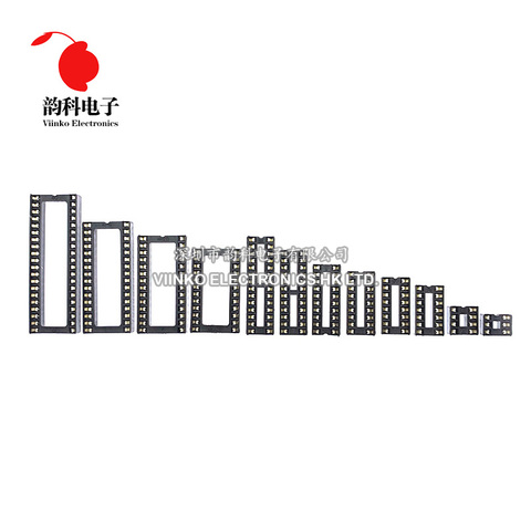 10 pièces DIP-28 28pin broches DIP DIP28 IC prises adaptateur Type de soudure prise étroite ► Photo 1/1