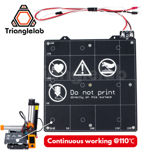 TriangleLAB PRUSA – MINI imprimante 3d, lit chauffant 24V, lit chauffant en continu jusqu'à 110 °C ► Photo 1/3