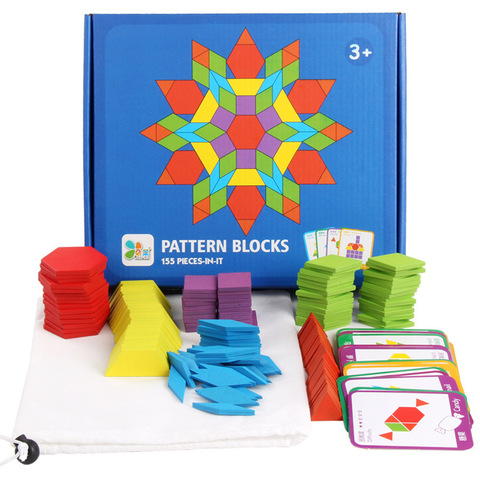 Offre spéciale 155 pièces en bois Puzzle ensemble de Puzzle coloré bébé jouets éducatifs pour enfants apprentissage développement jouet Y012 ► Photo 1/6