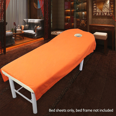 Microfibre confortable résistant aux rides Polyester Salon Massage SPA drap de lit canapé maison douce literie Article plaine couverture de Table ► Photo 1/6