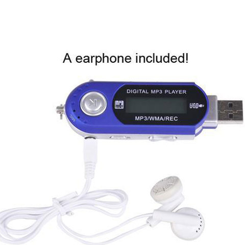 Mini lecteur MP3 écran LCD avec USB haute définition musique lecteur MP3 Support Radio FM carte SD avec écouteurs gratuits ► Photo 1/6