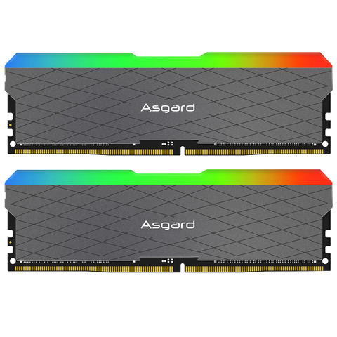 Asgard ddr4 ram rvb série w2 ram 16GB 32GB 3200MHz rvb DIMM ordinateur de bureau de mémoire XMP 16gb 32gb ram haute performance ► Photo 1/5