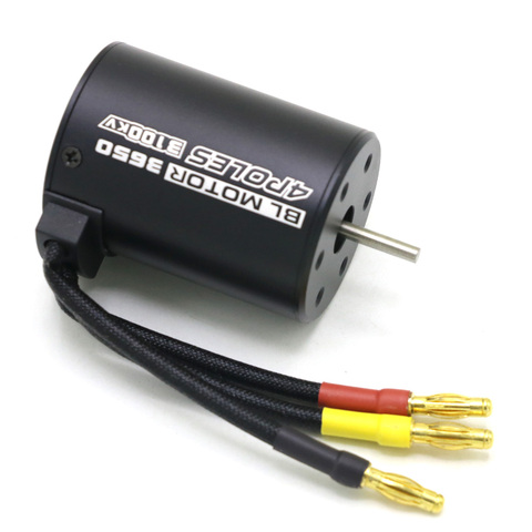 RC 3650 3100KV 3900KV 4300KV 5200KV moteur sans brosse avec dissipateur thermique pour 1/8 1:8 1/10 1:10 RC voiture camion ► Photo 1/6