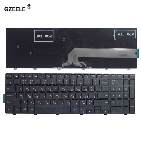 Clavier russe POUR DELL Inspiron 15 3000 5000 3541 3542 3543 5542 5545 5547 15-5547 15-5000 15-5545 17-5000 RU clavier d'ordinateur portable ► Photo 1/2