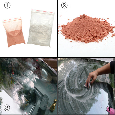 Poudre de polissage à base de terres rares, 50g, pour miroir de verre, polissage Composite, poudre d'oxyde de cérium, outil abrasif pour vitres de voiture ► Photo 1/6