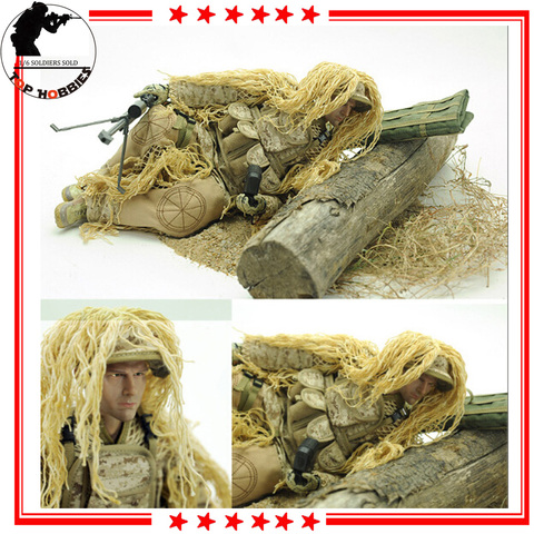 1/6 figurines d'action militaire échelle 30CM ensemble de poupée Super Flexible mobile 12 pouces poupée désert Sniper soldat PVC modèle jouets ABS ► Photo 1/6