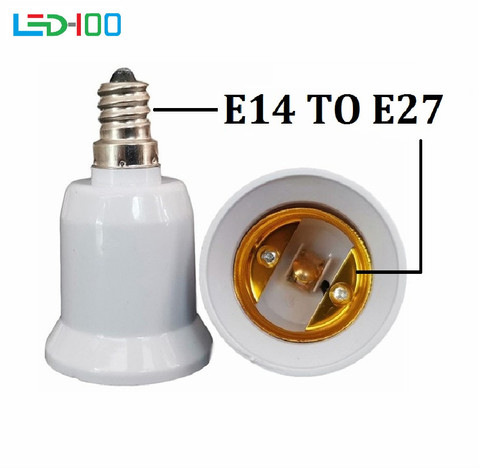 Nouveaux convertisseurs E14 à E27 adaptateur prise de Conversion haute qualité matériel douille ampoule adaptateur vis socle support de lampe ampoule ► Photo 1/6