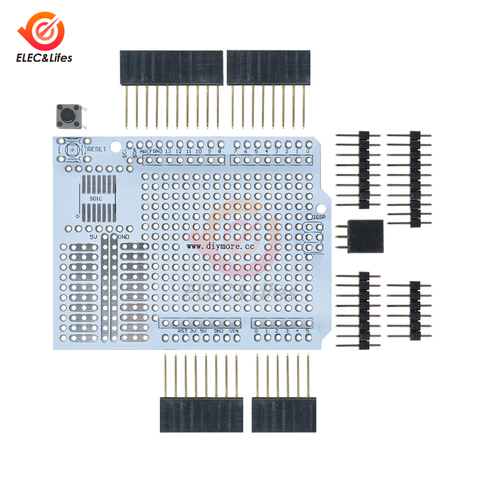 Carte d'extension de Prototype de carte PCB pour Arduino UNO R3, panneau de blindage Proto, module à monter soi-même ► Photo 1/6