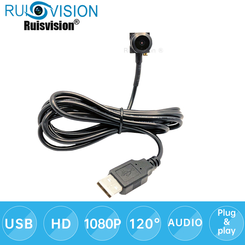 MINI caméra de vidéosurveillance hd 1080p/2mp USB 2.0, à grand Angle, avec Webcam USB pour Windows, ordinateur portable, livraison gratuite ► Photo 1/6