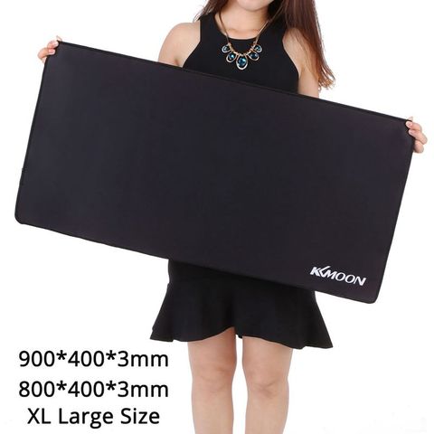 KKmoon tapis de souris de jeu grande taille plaine étendu anti-dérapant jeu tapis de souris tapis de bureau pour lol surprise Comouter ► Photo 1/6