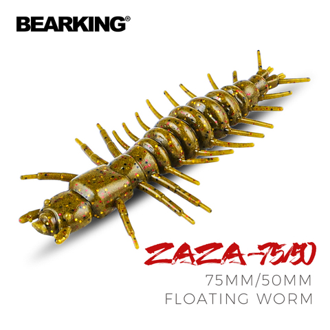 Ours Zaza 75mm 50mm flottant leurre de pêche leurre souple Shad Silicone appâts Wobblers nagbait artificiel leurre souple ► Photo 1/6
