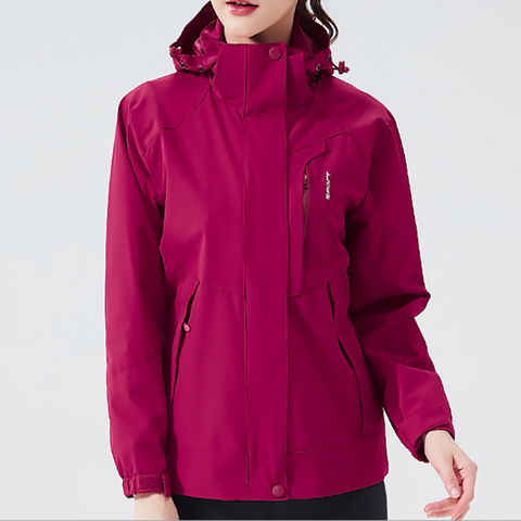 M-4XL Femme Printemps Automne Imperméable Randonnée Trekking Vestes D'extérieur Camping Pêche Sport Voyage Cyclisme Pluse Taille Manteau ► Photo 1/6