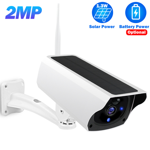 Caméra IP extérieure 1080P HD caméra de sécurité à domicile WiFi batterie panneau solaire puissance CCTV caméra de Surveillance étanche deux voies Audio ► Photo 1/6