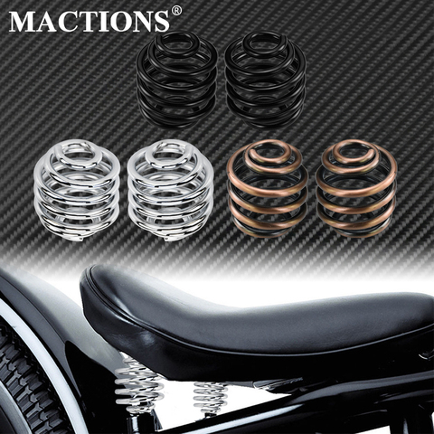 Ressorts de fixation pour siège Solo de moto, montage matériel pour siège Harley Sportster XL 883 Dyna Fatboy Bobber personnalisé ► Photo 1/6