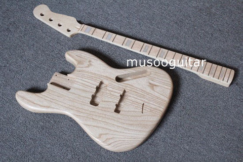 Kit de guitare basse électrique J de nouvelle marque avec corps en frêne par CNC ► Photo 1/4